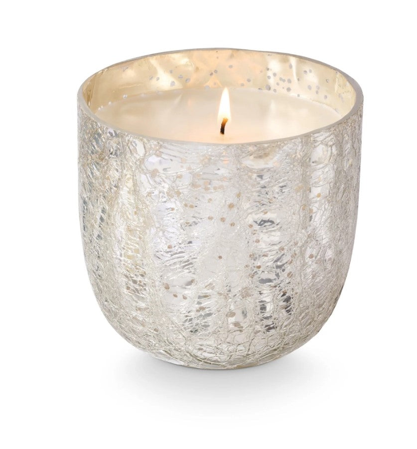 Balsam & Cedar Candle, Luxe Sanded Glass, Large