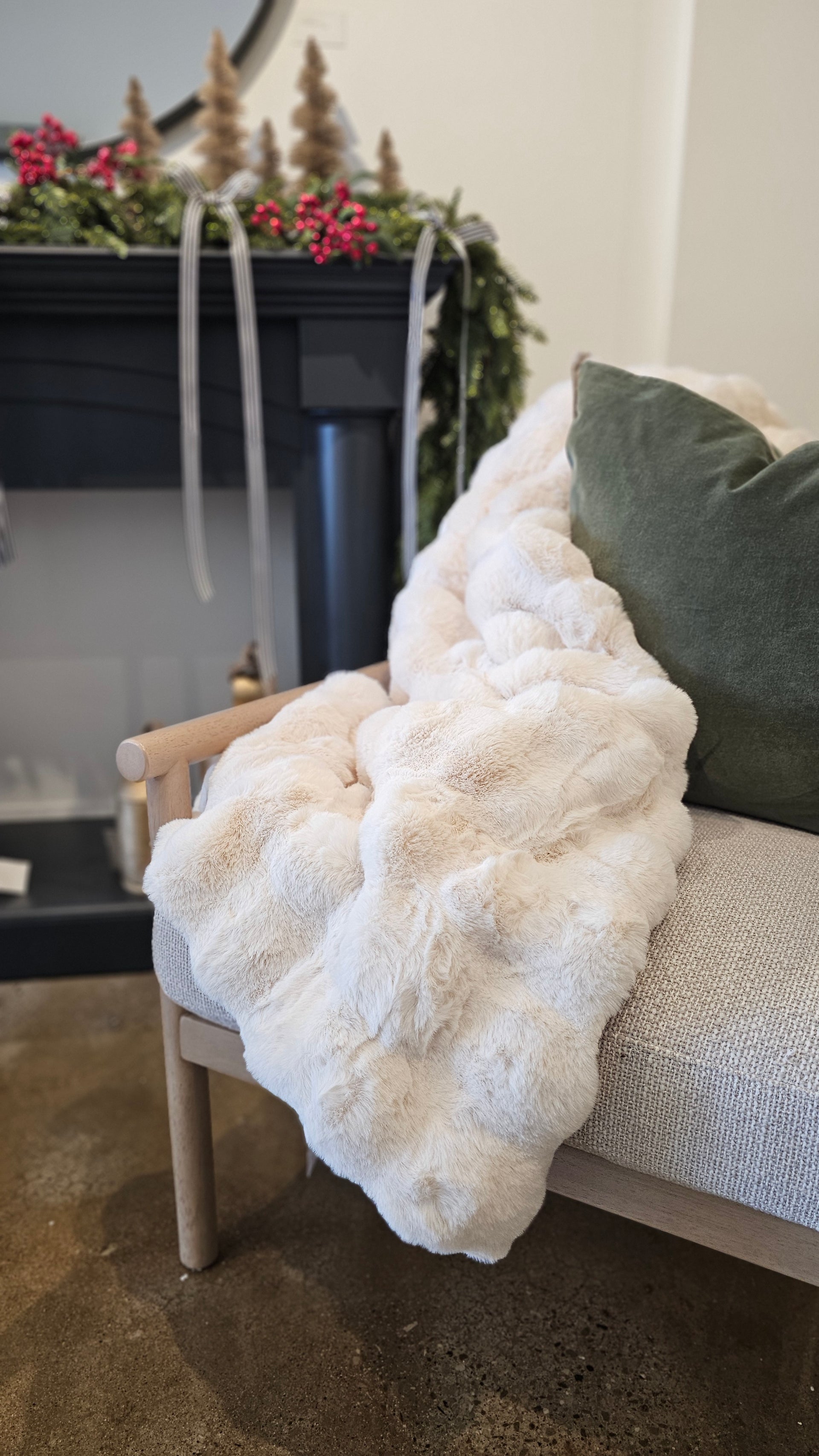 Faux Fur Throw