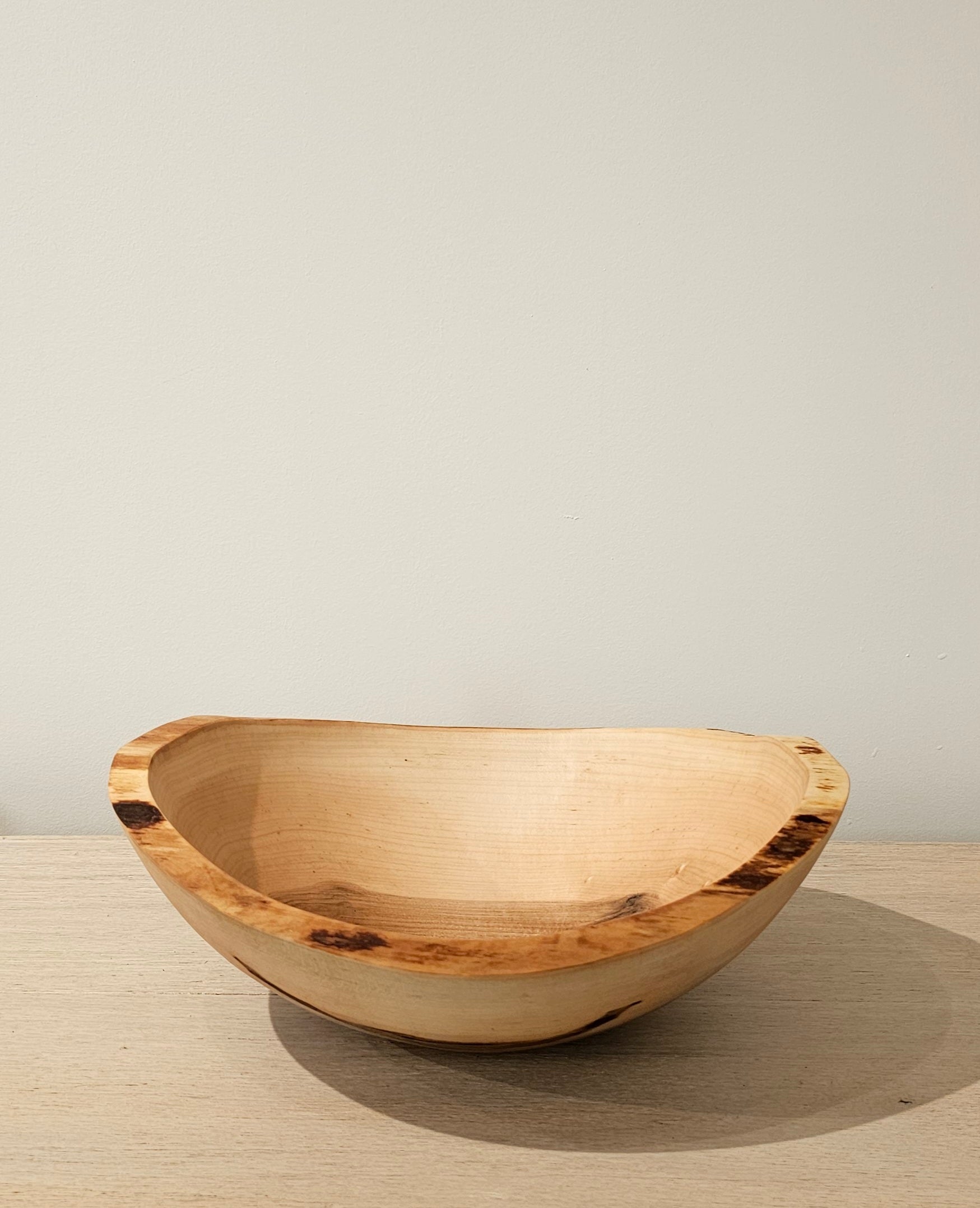 Maple Wane Edge Bowl 14"