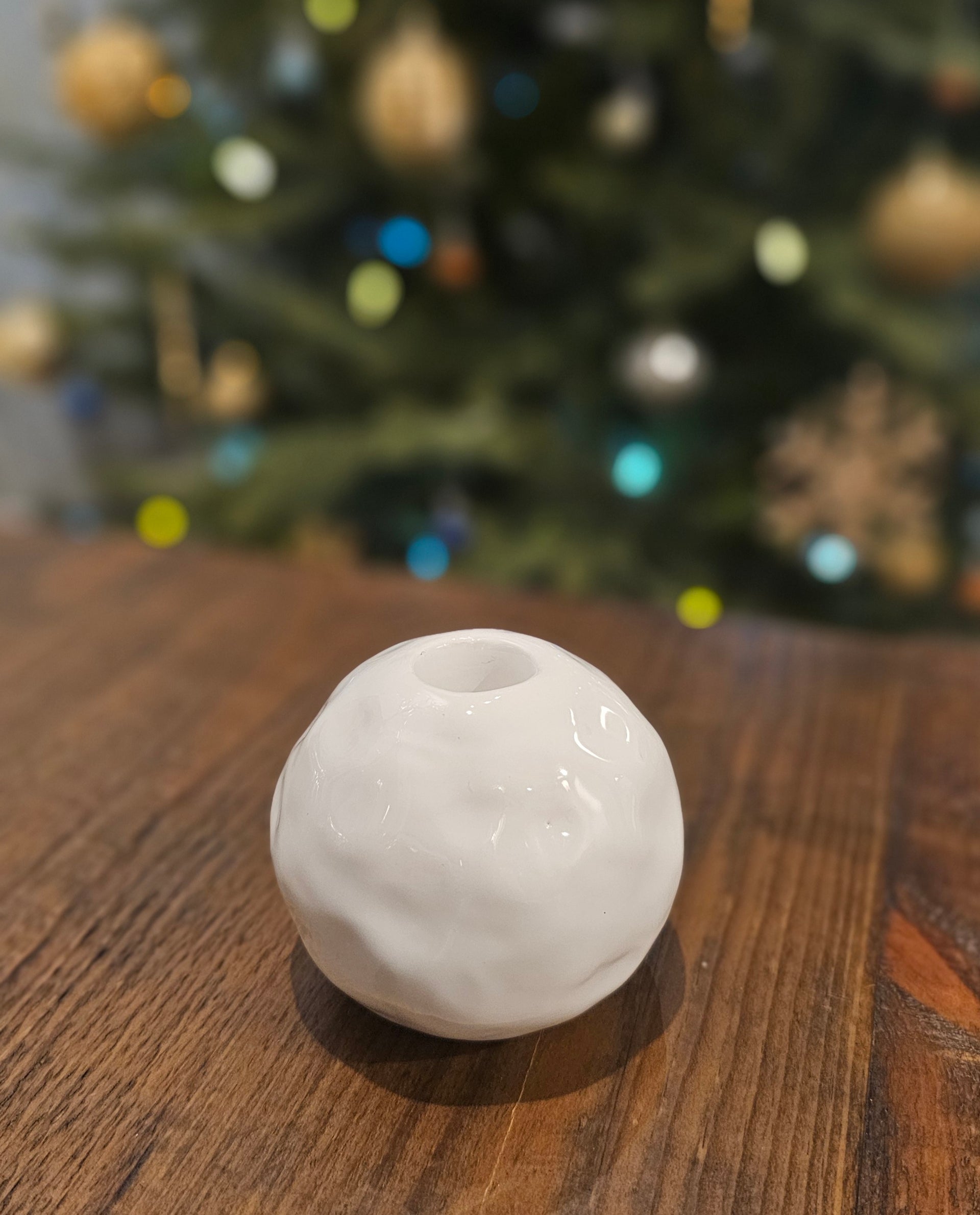 Snowball Candle Holder