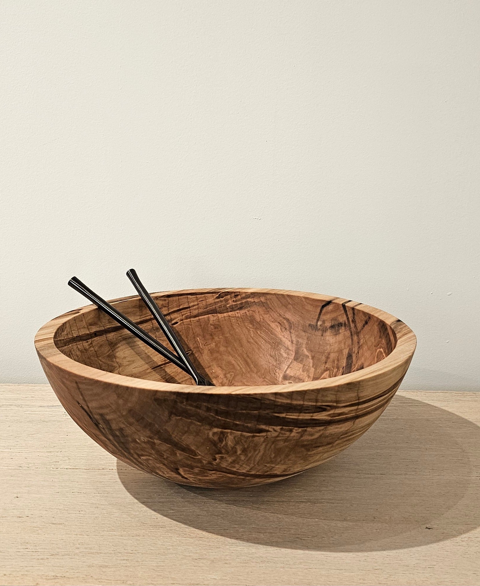 Maple Round Bowl 17"