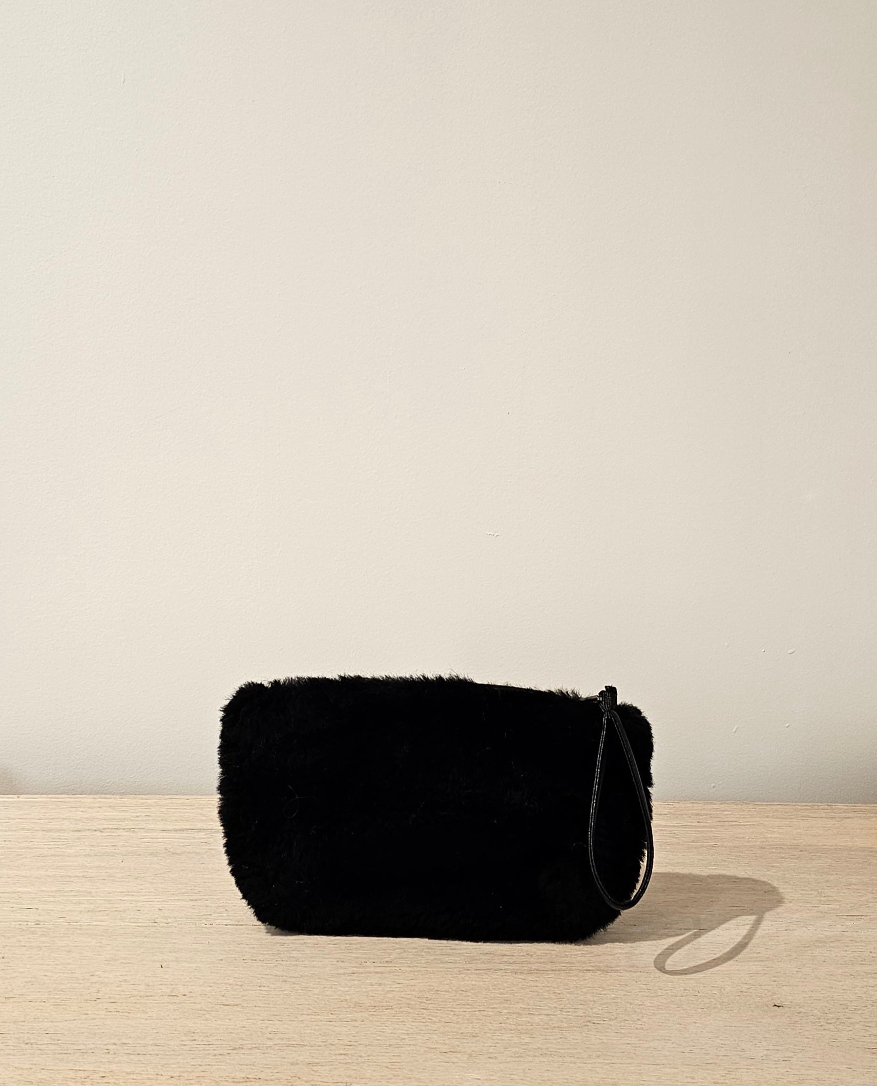 Sheepskin Nelly Bag Black