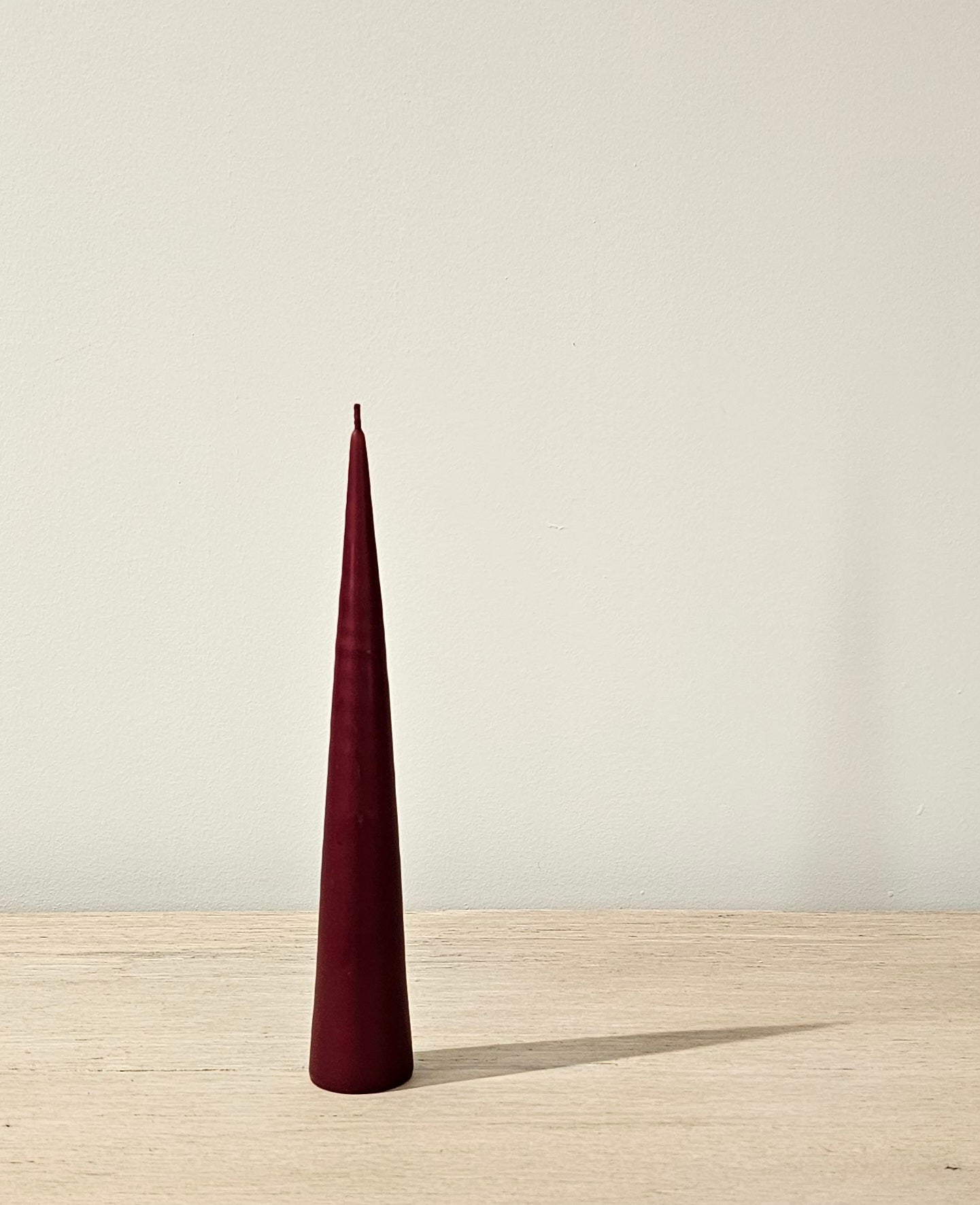 Danish Cone Candle - Wine