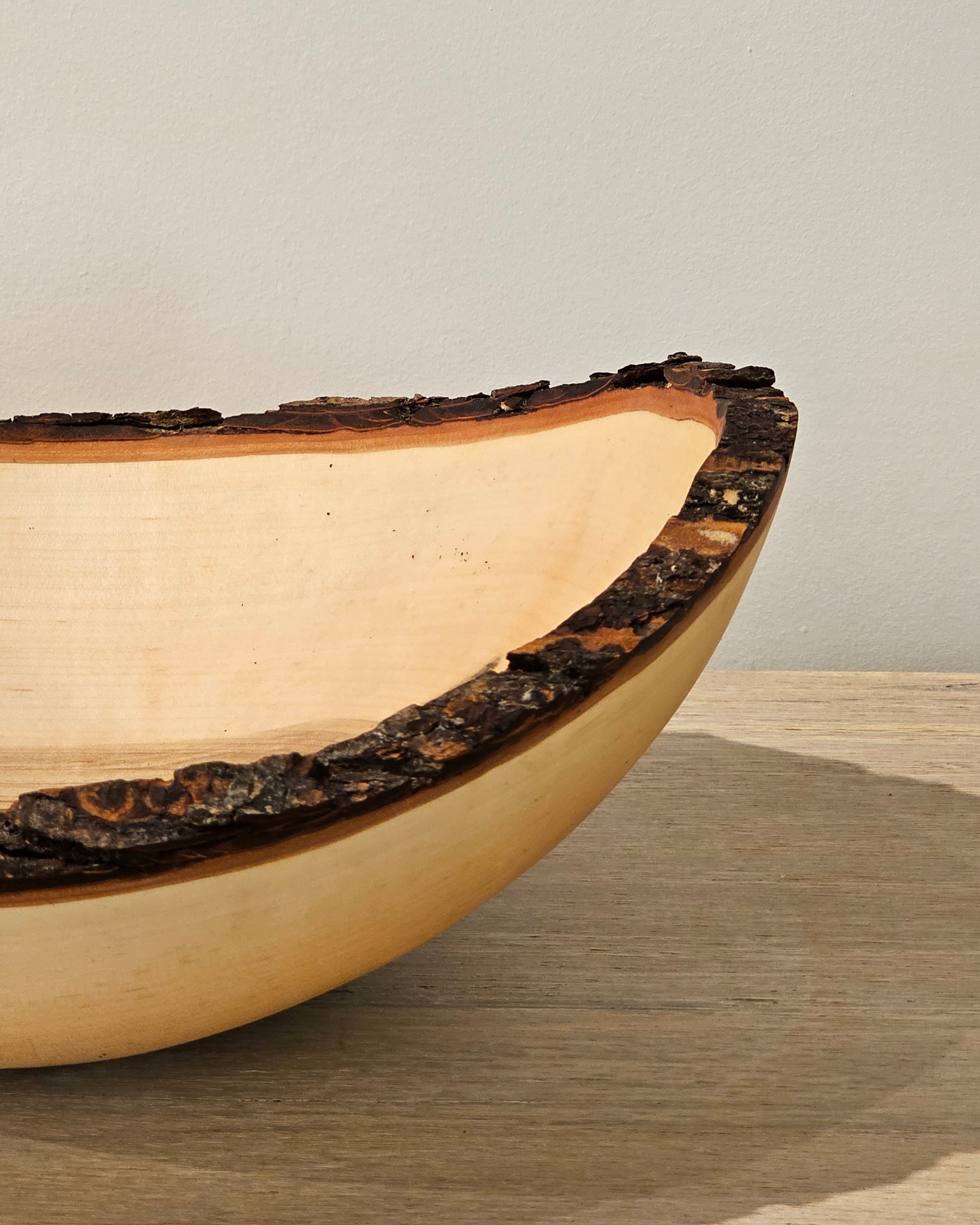 Maple Bark Edge Bowl 14"