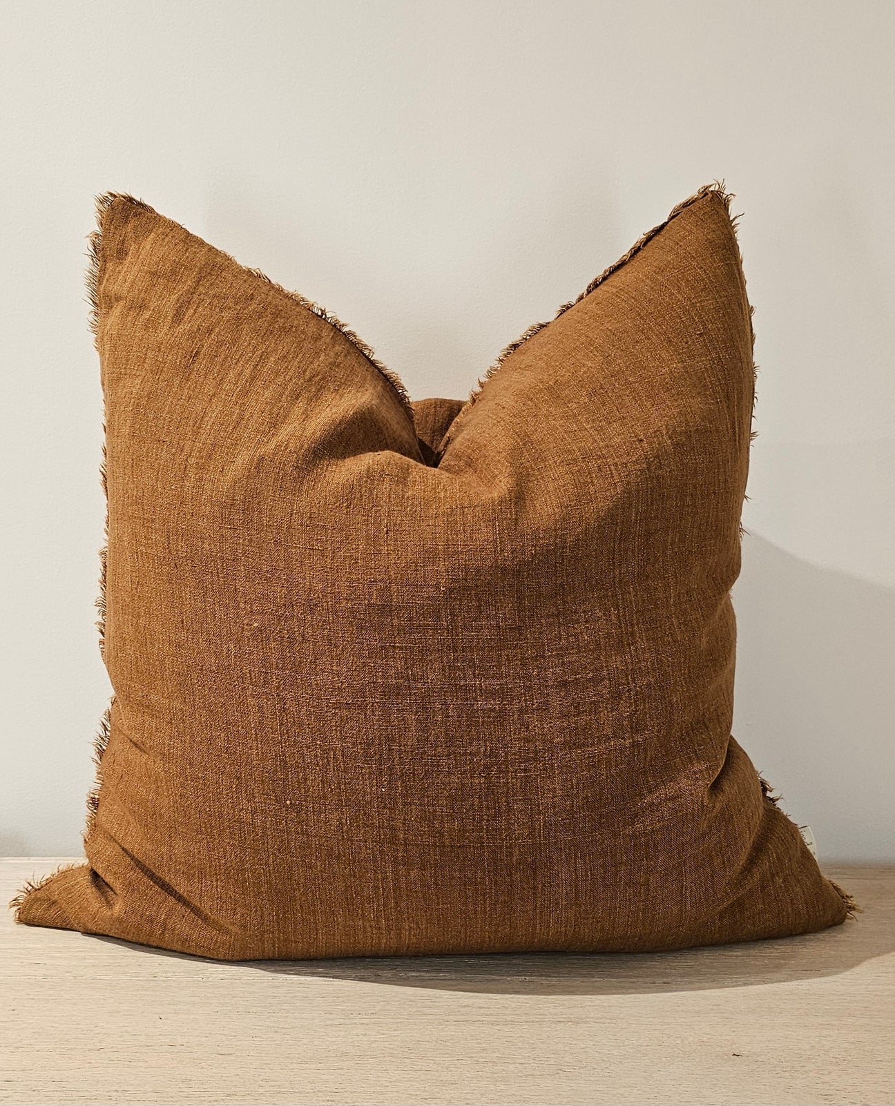 Linen Pillow Gold