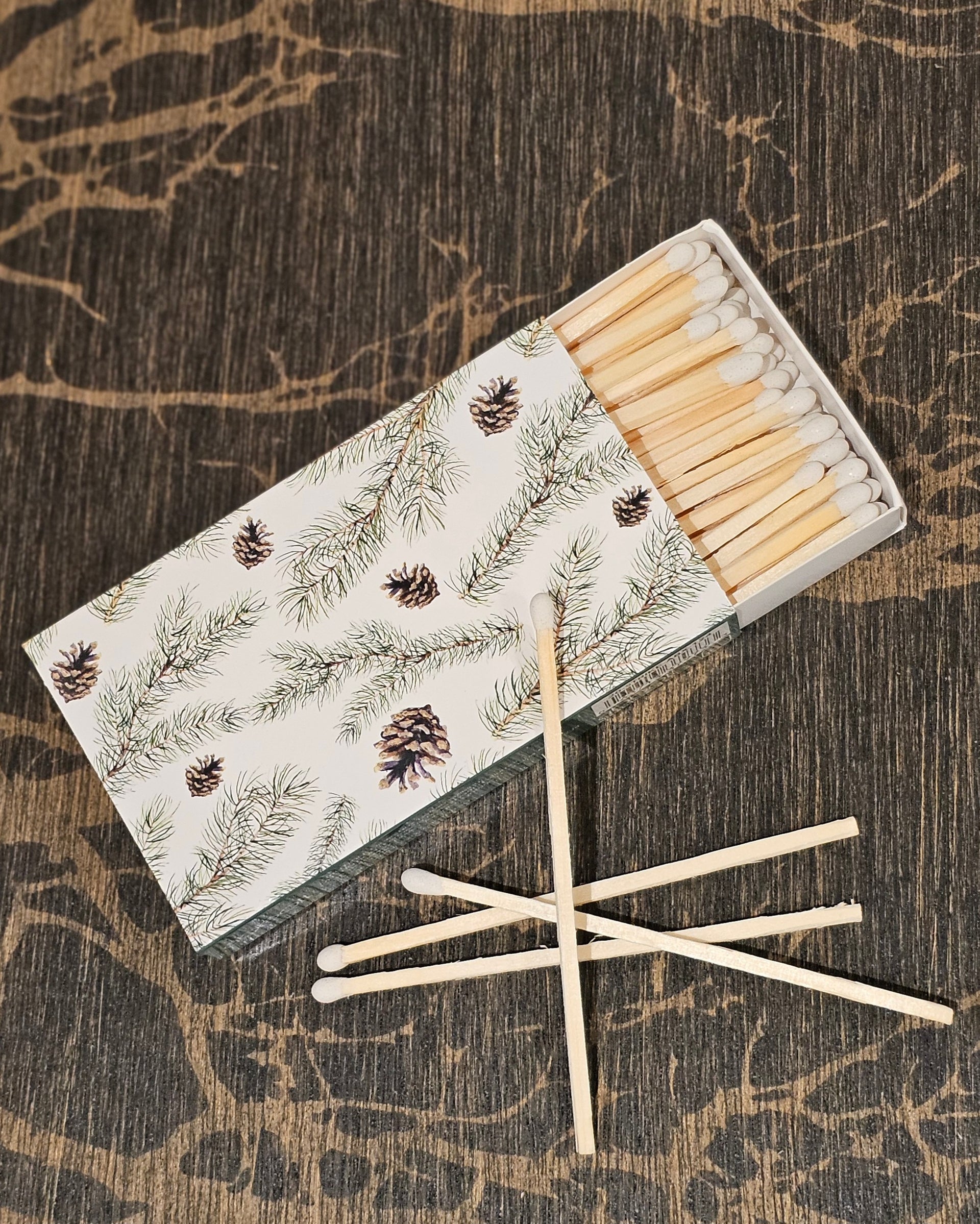 Winter Branch Matches Box
