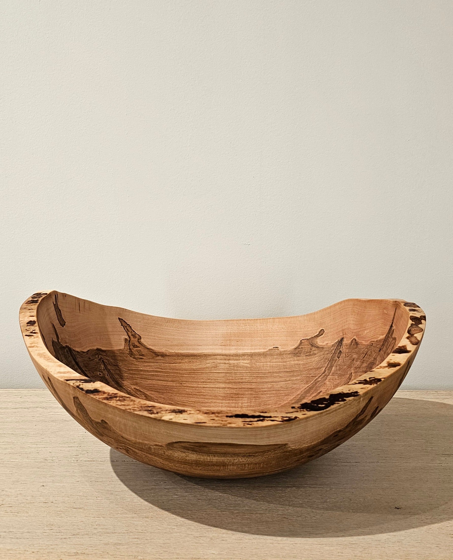 Maple Wane Edge Bowl 17"