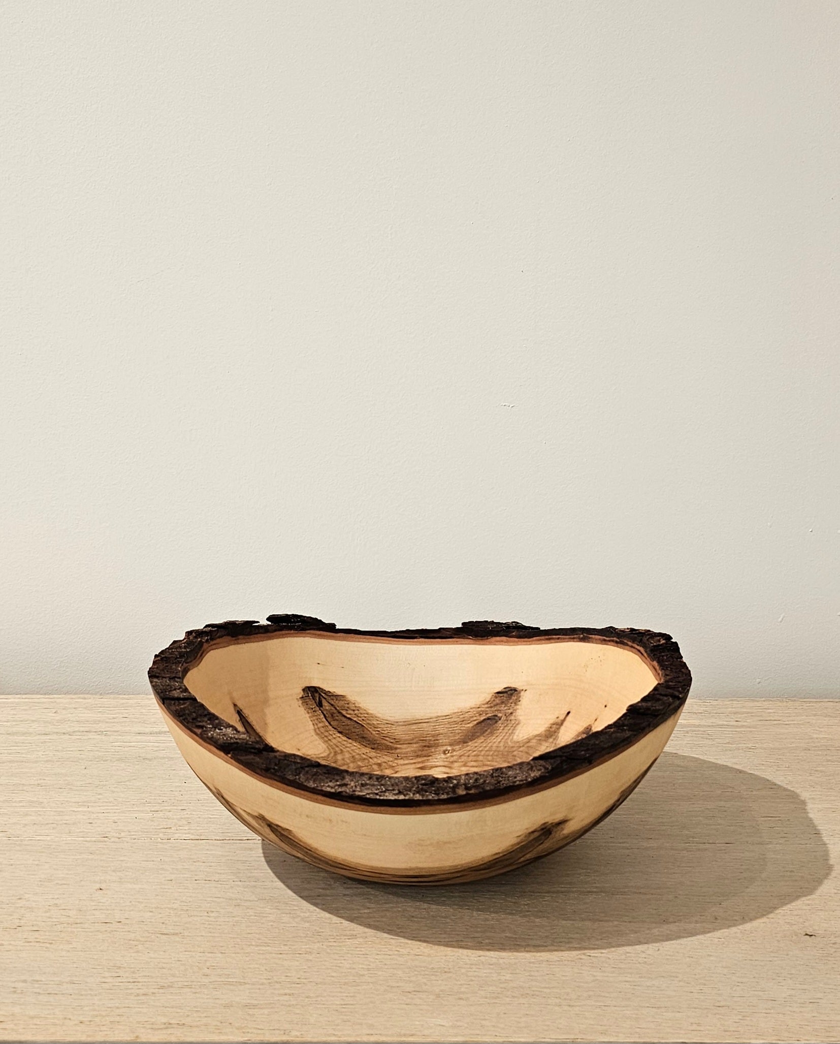 Maple Bark Edge Bowl 11"