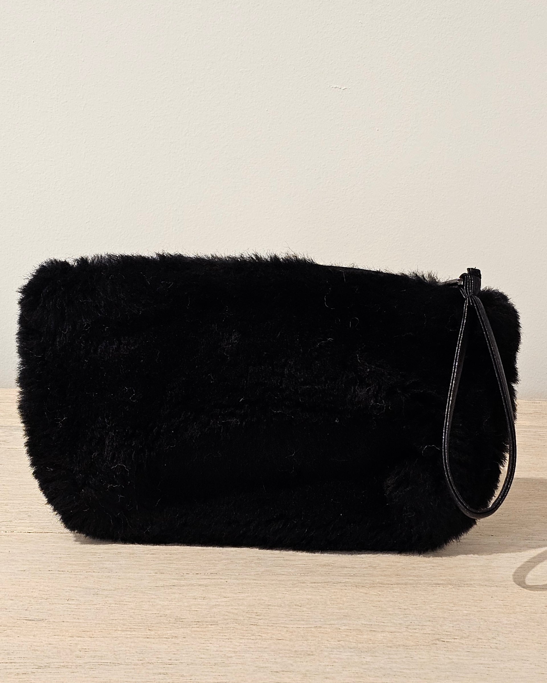 Sheepskin Nelly Bag Black