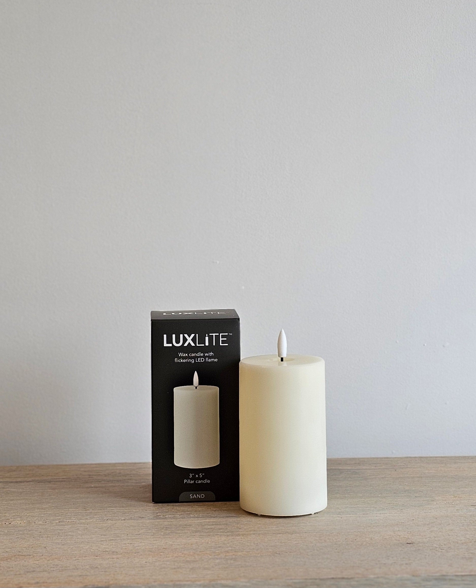 LED pillar candle 3"× 5"