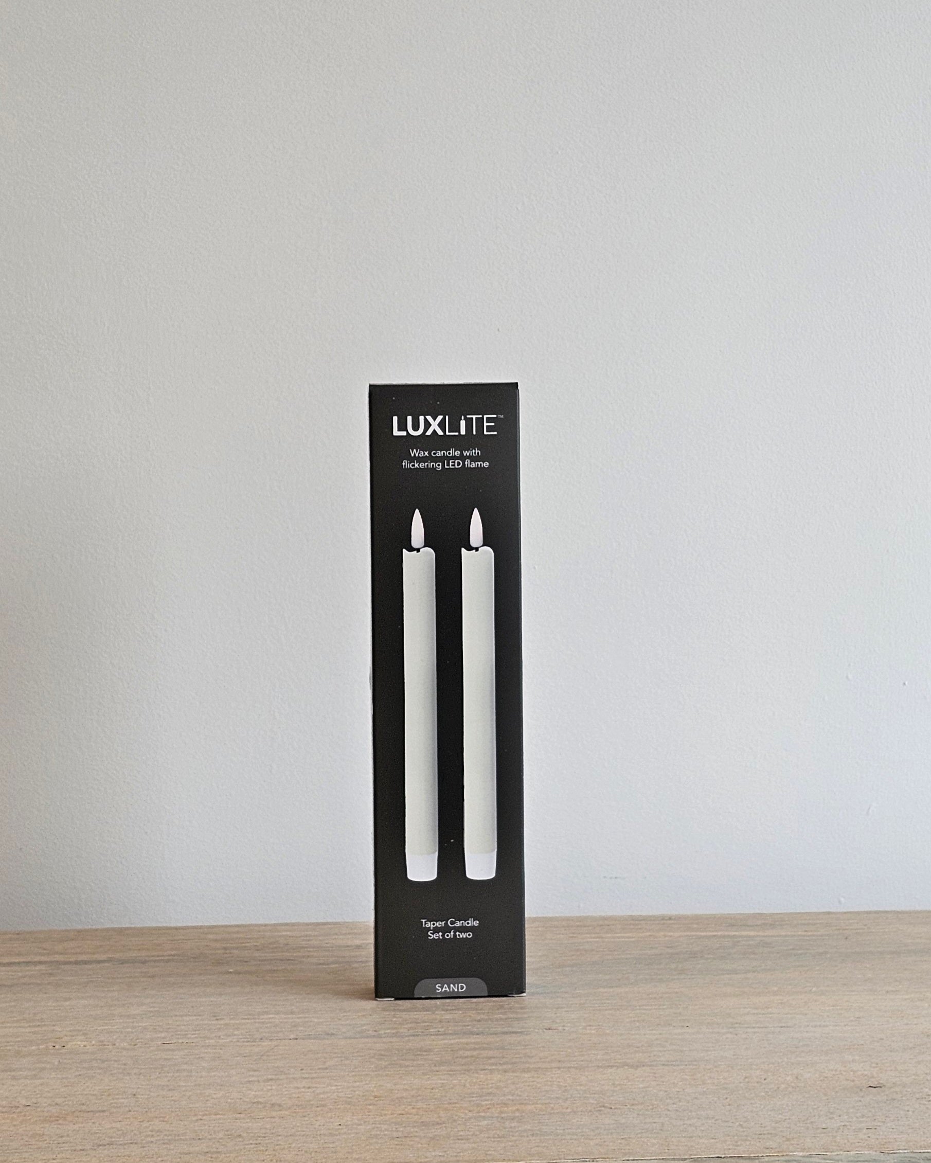LED Taper Candles (set of 2)