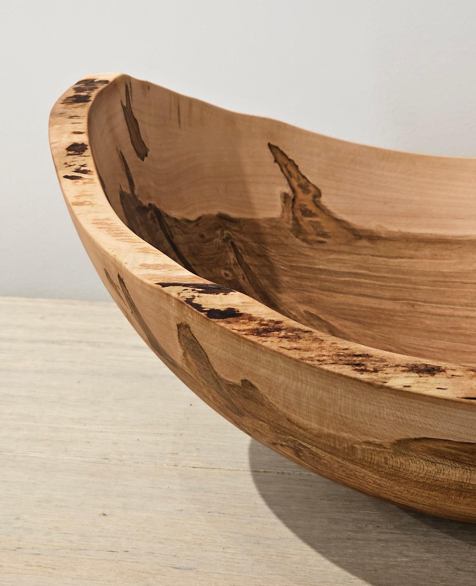 Maple Wane Edge Bowl 17"