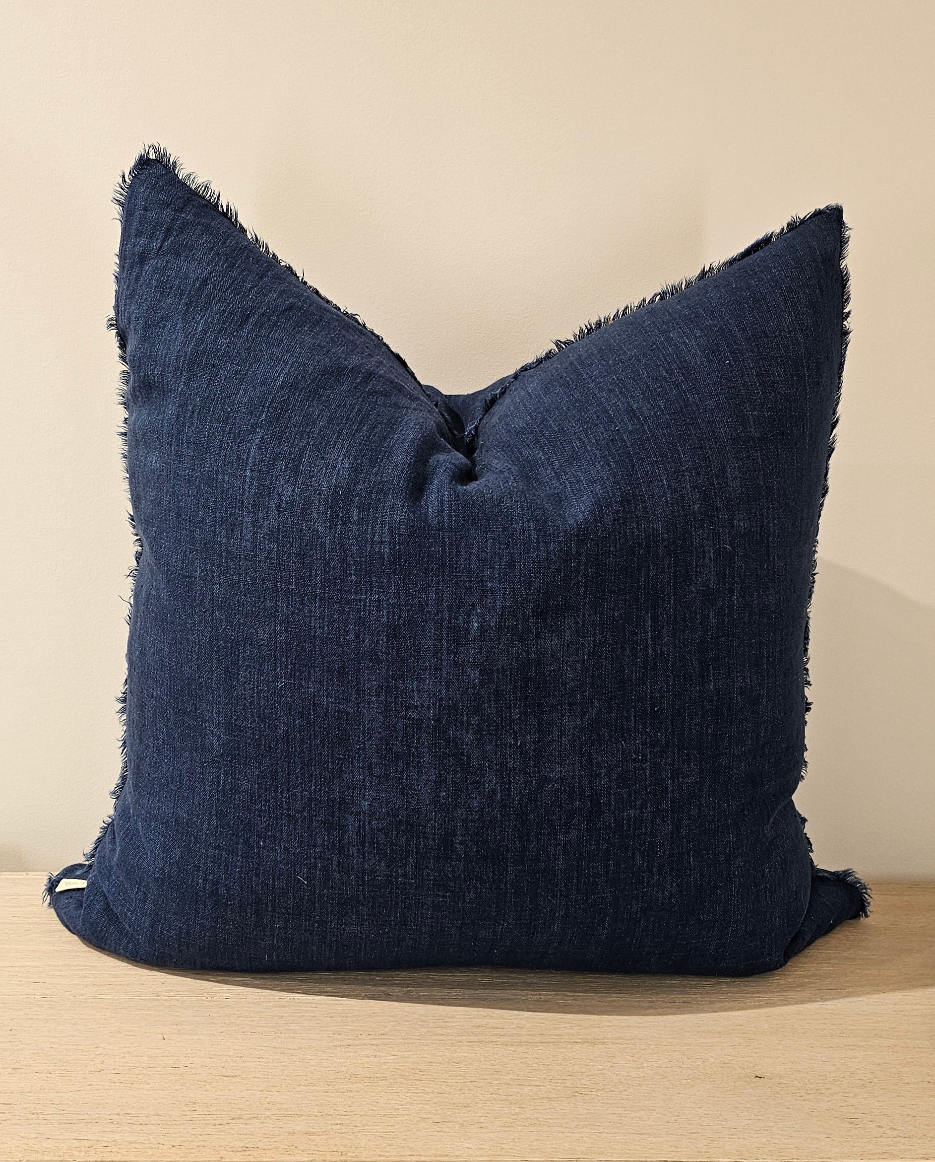 Linen Pillow Cobalt