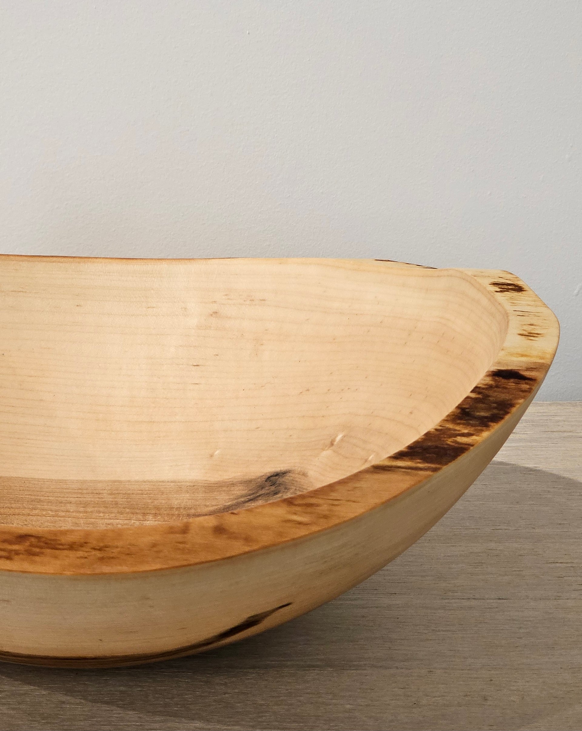 Maple Wane Edge Bowl 14"