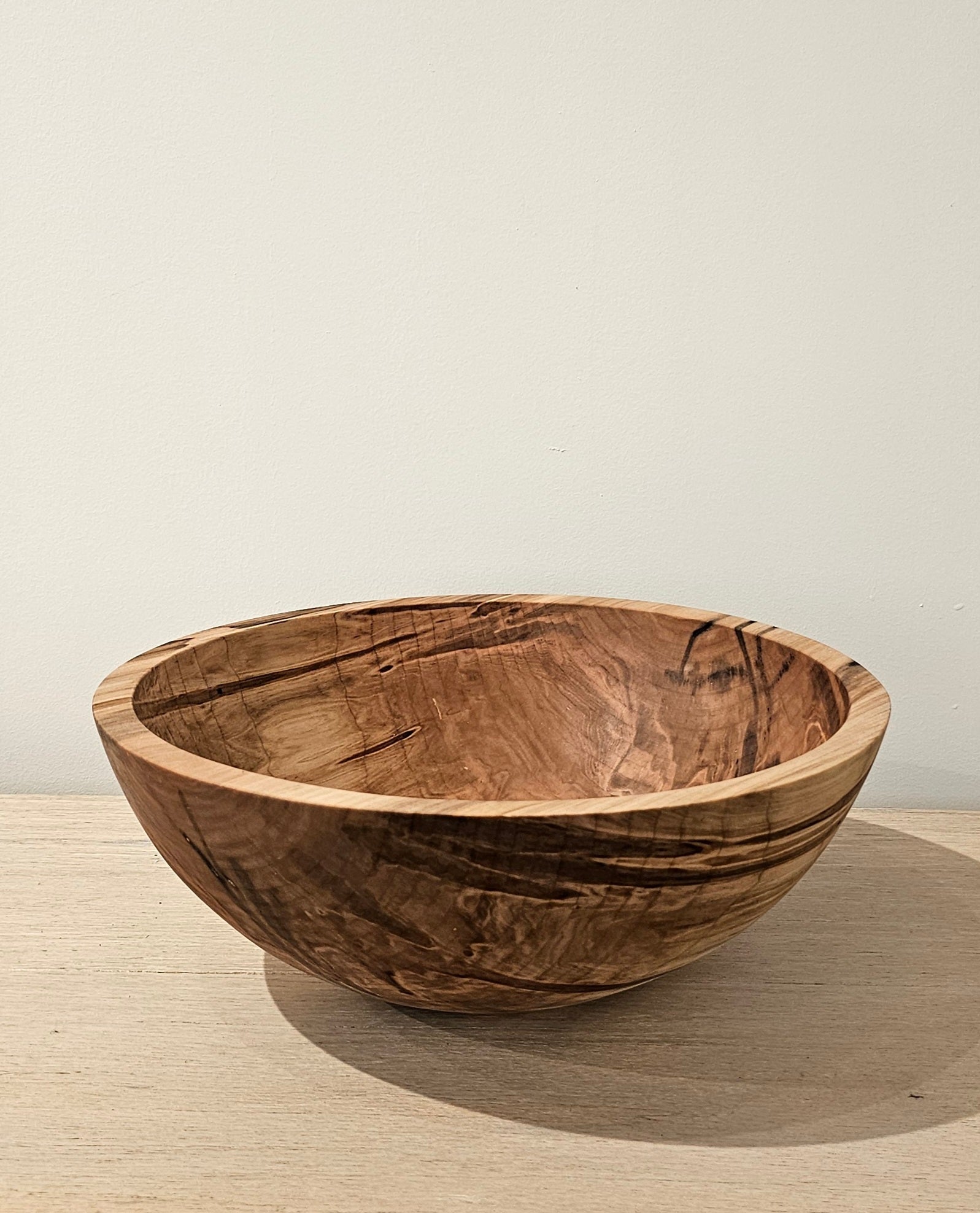 Maple Round Bowl 17"