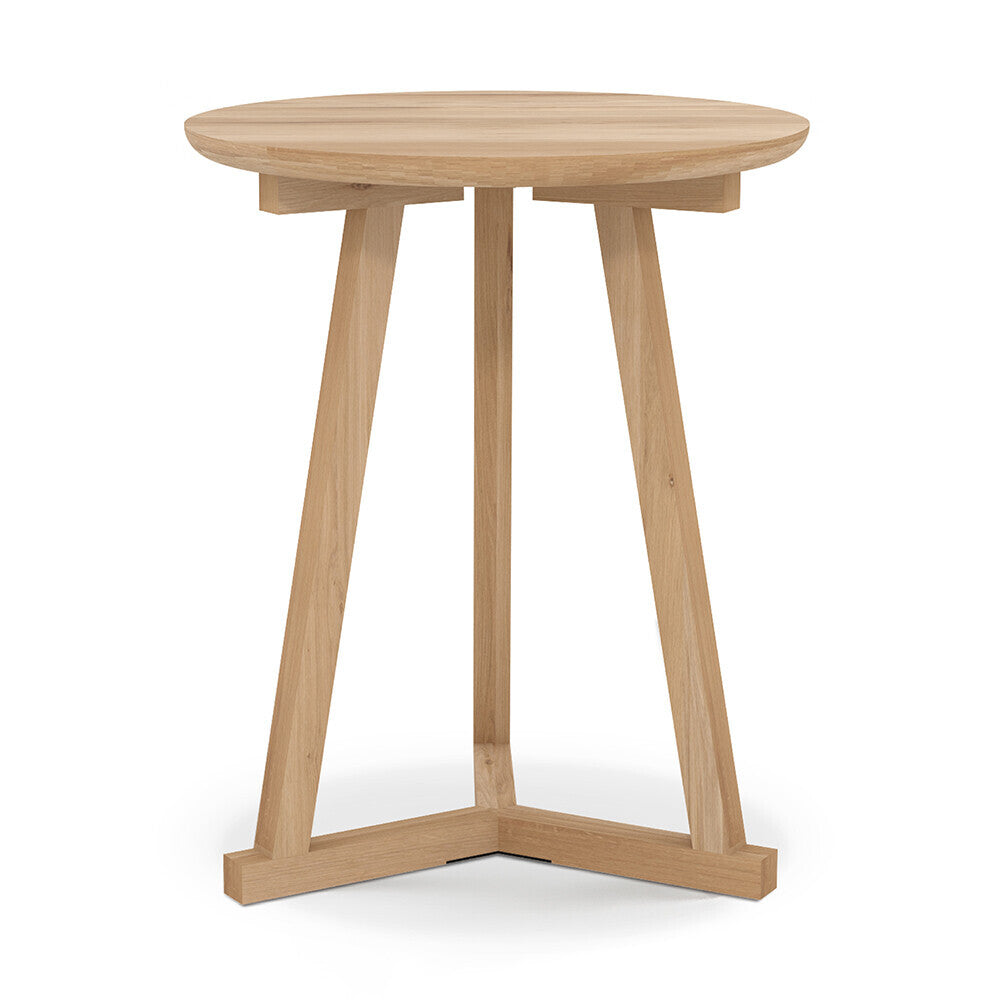 Tripod Side Table, Oak