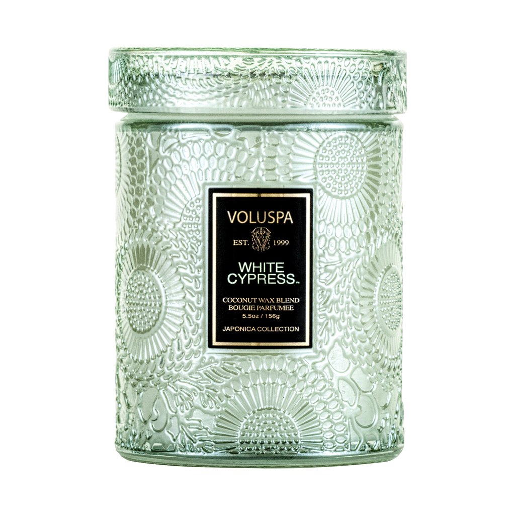 WHITE CYPRESS Candle Small Jar